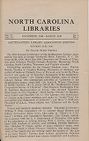 North Carolina Libraries, Vol. 5 & 6,  no. 4 & 1